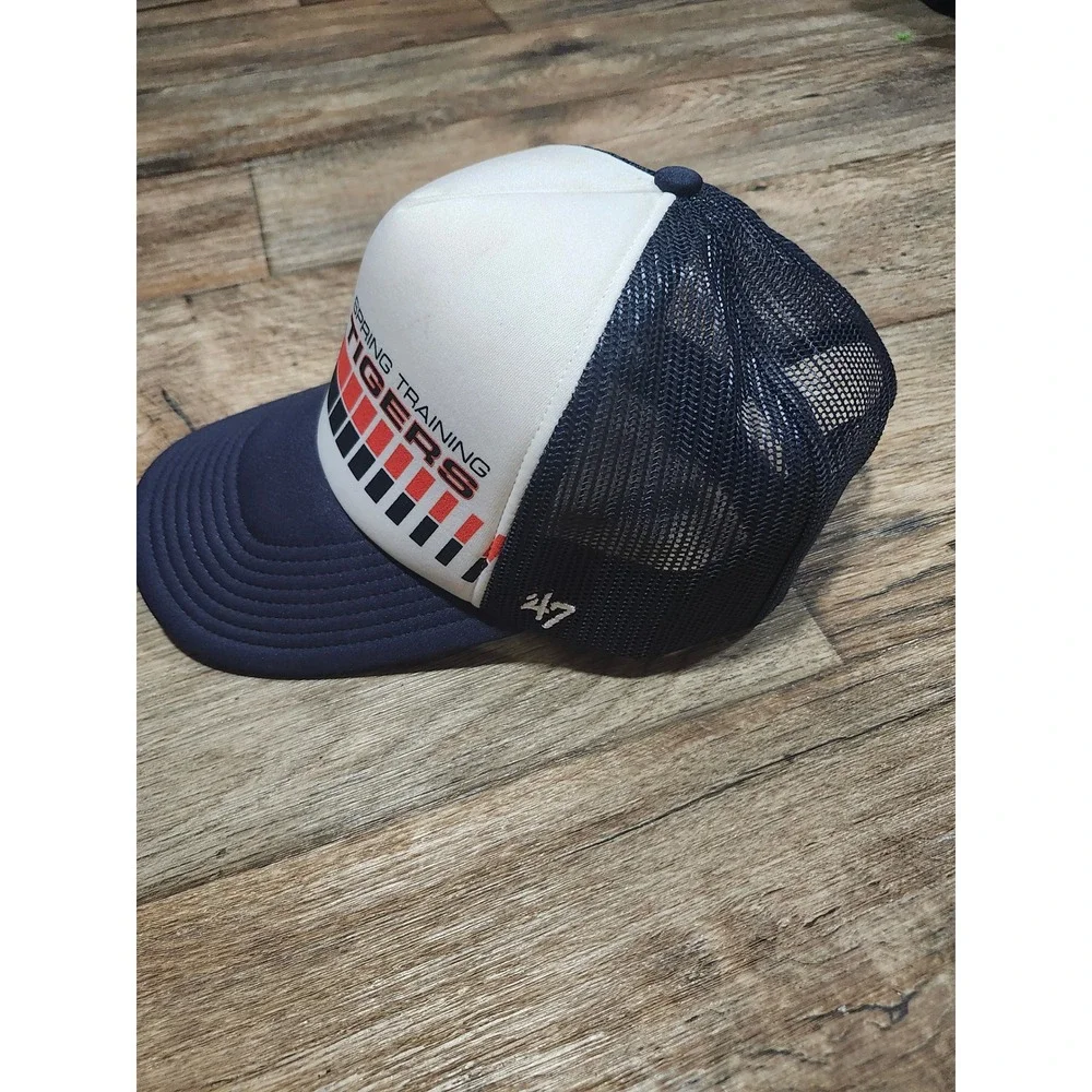 47 Brand Detroit Tigers Trucker Cap Hat Spring Training Mesh OSFA Retro Snapback